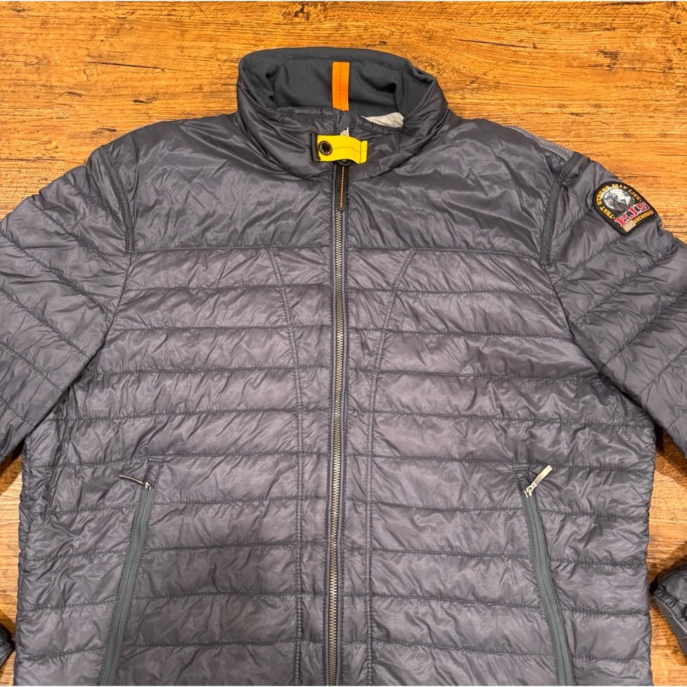 Parajumpers Gray Day Tripper Duck Down Outdoor Full Zip Puffer Jacket Men's XL